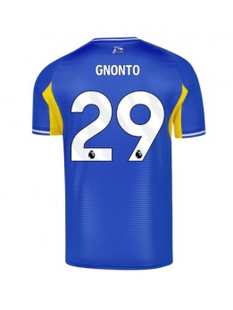 Muži Futbalové oblečenie Leeds United Wilfried Gnonto #29 2025-26 Krátky Rukáv - Preč Muži Futbalové oblečenie Leeds United Wilfried Gnonto #29 2025-26 Krátky Rukáv - Preč